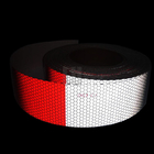 Druckempfindliches reflektierendes Dot C2-Klebeband, weiße und rote Farbe