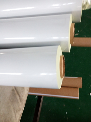Selbstklebende 5100 Technikerqualität Weiß reflektierendes Blatt Material Vinyl reflektierendes Blatt Film Roll für Verkehrszeichen