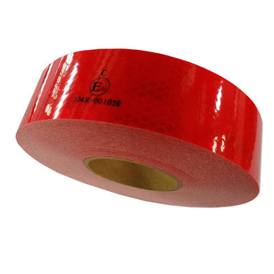 Individuell bedruckbare, hochintensive, prismatische Diamant-Auffälligkeit Dot-C2, wasserdichte PET-Warnaufkleber, reflektierendes Klebeband