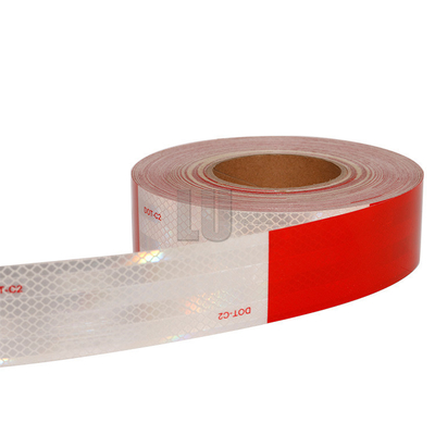 2 x 150 Fuß hoher Sichtbarkeit Retro-reflektierendes Markierungsband DOT C2 Aufkleber für Anhänger