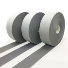 Hersteller-Safety Custom High-Licht-Polyester-reflektierende Gewebe-Grey Reflective Tape For Clothing-Schuhe