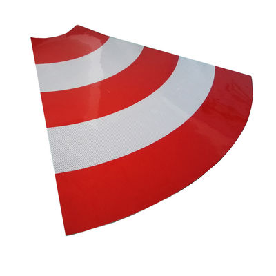 1,24 m * 45,7 m mikroprismatische PVC-Waben-reflektierende Vinyl-Aufkleberfolie, reflektierende Folie für Verkehrsschilder, Verkehrssicherheitsschilder