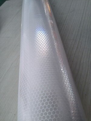 1,24 m * 45,7 m mikroprismatische PVC-Waben-reflektierende Vinyl-Aufkleberfolie, reflektierende Folie für Verkehrsschilder, Verkehrssicherheitsschilder