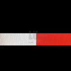 Druckempfindliches reflektierendes Dot C2-Klebeband, weiße und rote Farbe