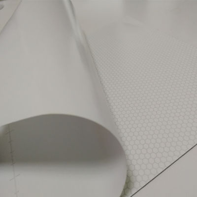 Micro Glass Beads 1800 PMMA Reflective Vinyl Sheeting For Traffic Signs Prismatic Film High Intensity
