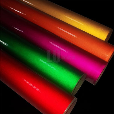 48" x 150 Fuß Reflektor pro Rolle HP Latex Bedruckbare silberne technische reflektierende Vinyl-Glasperlen-Reflexfolie