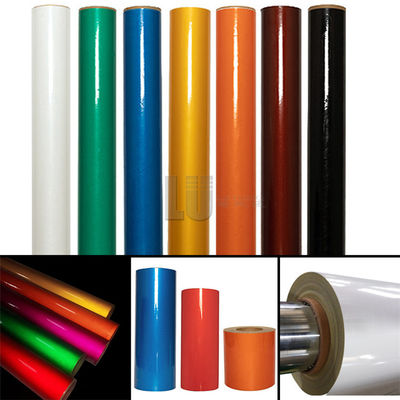 48" x 150 Fuß Reflektor pro Rolle HP Latex Bedruckbare silberne technische reflektierende Vinyl-Glasperlen-Reflexfolie