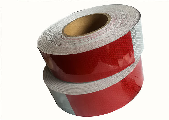 Augenfälligkeits-Band-Platzierung des Zoll-6 Inch*6 rote weiße reflektierende für Fahrzeug-Gebrauch