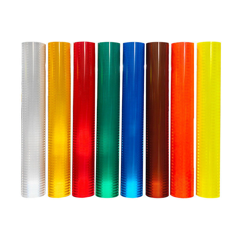 High Visibility Roadway Safety Vinyl Prismatische EGP Gelbe Latexfolie reflektierende Vinylrolle