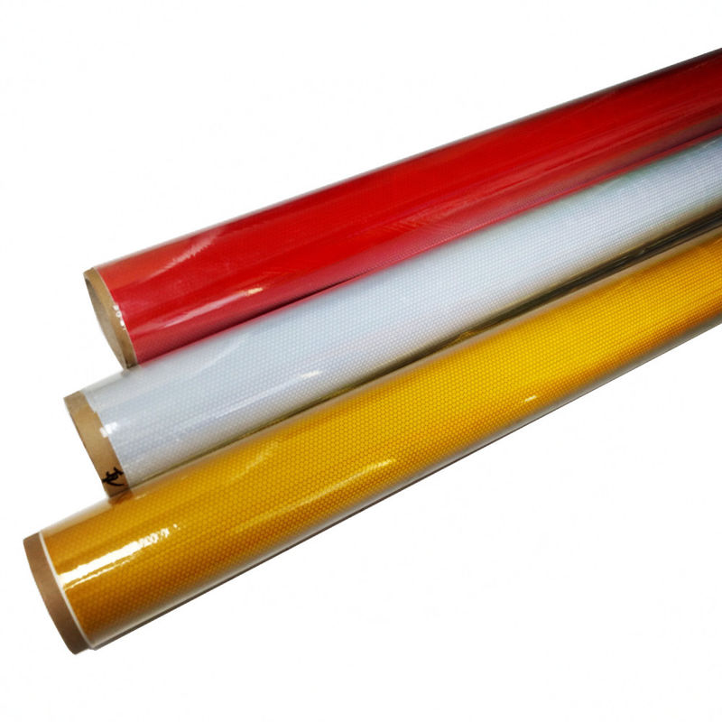 Hi Viz High Intensity Reflective Vinyl Sticker Retro Reflective Sheet Roll für Verkehrskegel