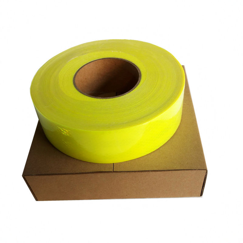 DOT Klasse 1 Prismatische Reflektorband Sicherheit Floreszenzgelb Klebstoff Set 2 "x 150"