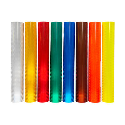 High Visibility Roadway Safety Vinyl Prismatische EGP Gelbe Latexfolie reflektierende Vinylrolle