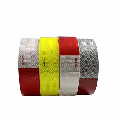 Hochwertiges C2 Rot-Weiß Retroreflektierendes Klebeband Wasserdichter Klebepunkt für LKW-Anhänger-Sicherheit